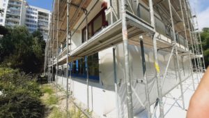 Rekonstrukce hlavní budovy školy - červenec, srpen 2023